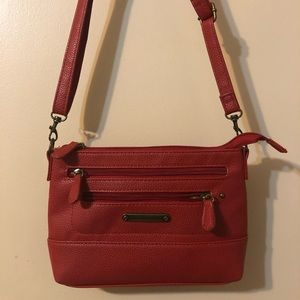 Stone Mountain USA Leather Shoulder Crossbody Bag!